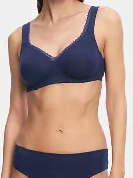 Бюстгальтер без косточек из органического хлопка Susa, синий