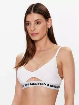 Бюстгальтер без косточек Karl Lagerfeld, белый