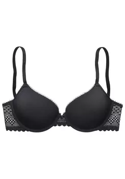 Бюстгальтер без косточек LASCANA Bralette BH, черный
