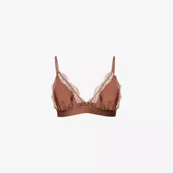 Бюстгальтер без косточек Love Lace из переработанного полиамида Love Stories, коричневый
