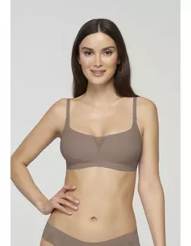 Бюстгальтер без косточек Marc and Andre BH Top Second Skin, коричневый