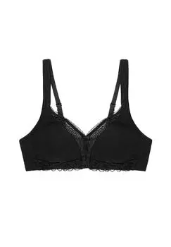 Бюстгальтер без косточек Modern Lace + Cotton N Triumph, черный