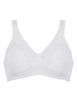 Бюстгальтер без косточек Naturana, белый