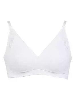 Бюстгальтер без косточек Naturana, белый