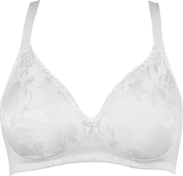 Бюстгальтер без косточек Naturana BH ohne Bgel 2er Pack, белый