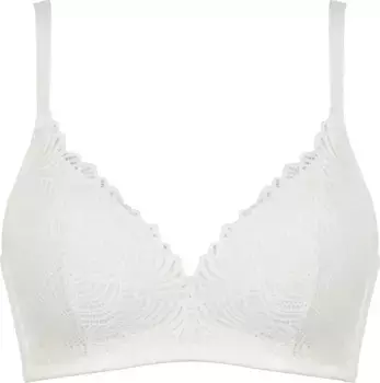 Бюстгальтер без косточек Naturana "мягкий бюстгальтер с чашками", хорошая посадка, гарантирует идеальную посадку, цвет Ecru