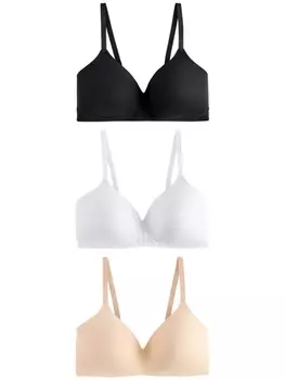 Бюстгальтер без косточек Next, цвет Beige/Black/White