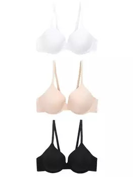 Бюстгальтер без косточек Next, цвет Nude/Black/White