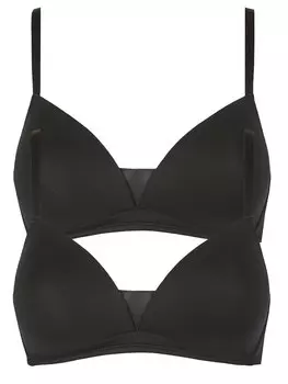 Бюстгальтер без косточек Nina von C. 2er Pack Schalen BH ohne Bgel, черный