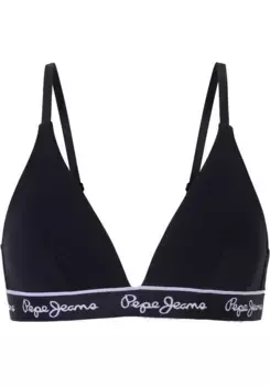 Бюстгальтер без косточек Pepe Jeans, черный