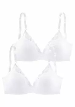 Бюстгальтер без косточек PETITE FLEUR Bralette BH, цвет 2x wei