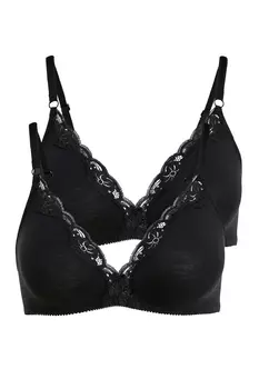 Бюстгальтер без косточек PETITE FLEUR Bralette BH, цвет 2xschwarz