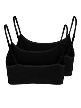 Бюстгальтер без косточек PIECES Symmi, черный