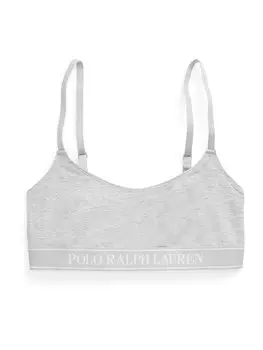 Бюстгальтер без косточек Polo Ralph Lauren SCOOP BRALETTE, белый