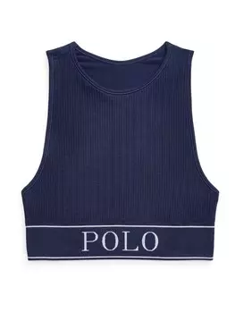 Бюстгальтер без косточек Polo Ralph Lauren, темно-синий