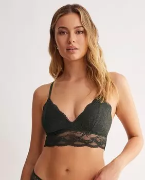 Бюстгальтер без косточек Promise, зеленый