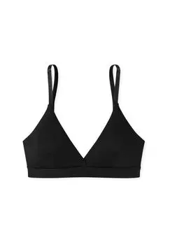 Бюстгальтер без косточек Pure Rib, 1 шт в упаковке SCHIESSER, черный