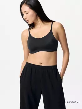 Бюстгальтер без косточек релакс Uniqlo, цвет 09 черный