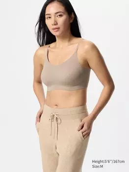 Бюстгальтер без косточек релакс Uniqlo, цвет 32 бежевый