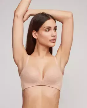 Бюстгальтер без косточек с эффектом пуш-ап Gisela, цвет Maquillaje