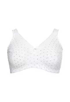 Бюстгальтер без косточек с эластичным кружевным краем sheego, цвет Bedruckt