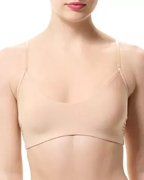 Бюстгальтер без косточек с маслом Commando, коричневый/бежевый