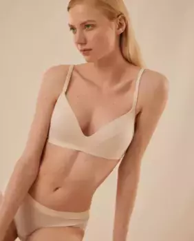 Бюстгальтер без косточек с мягкими чашками Ysabel Mora, бежевый