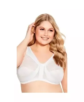 Бюстгальтер без косточек с полным покрытием больших размеров AVENUE, белый