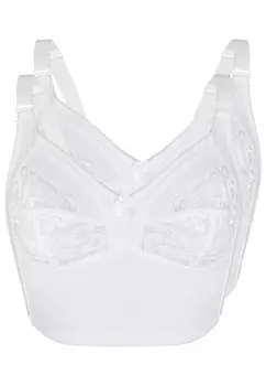 Бюстгальтер без косточек Sassa Soft BH 2er Pack, белый
