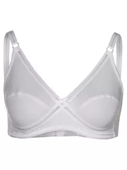 Бюстгальтер без косточек Sassa Soft BH mit Kreuzblende, белый