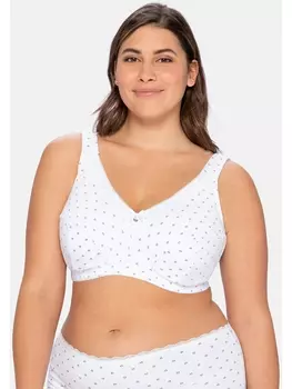 Бюстгальтер без косточек sheego BH ohne Bgel, белый