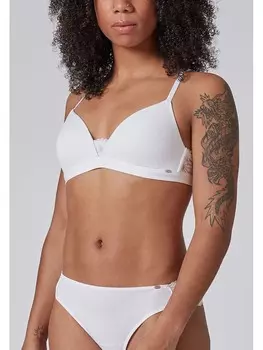 Бюстгальтер без косточек Skiny, белый