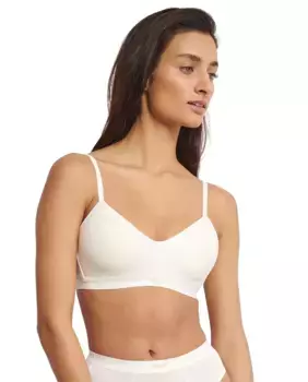 Бюстгальтер без косточек Sloggi, белый