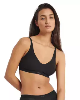 Бюстгальтер без косточек Sloggi, черный