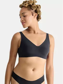 Бюстгальтер без косточек Sloggi, черный