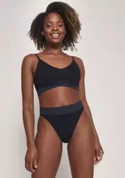 Бюстгальтер без косточек sloggi "EVER Infused Aloe Bralette", бралетт с V-образным вырезом, черный