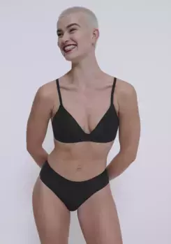 Бюстгальтер без косточек sloggi "GO Casual P", черный