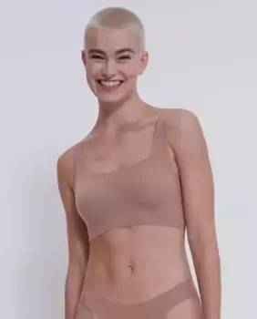 Бюстгальтер без косточек Sloggi, коричневый