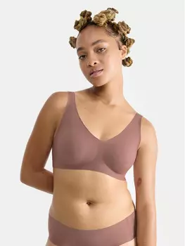 Бюстгальтер без косточек Sloggi, коричневый