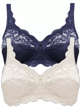 Бюстгальтер без косточек SUSA 2er Pack BH ohne Bgel Latina, цвет Champagner marine