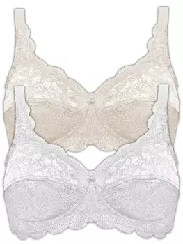 Бюстгальтер без косточек SUSA 2er Pack BH ohne Bgel Latina, цвет Champagner Weiss