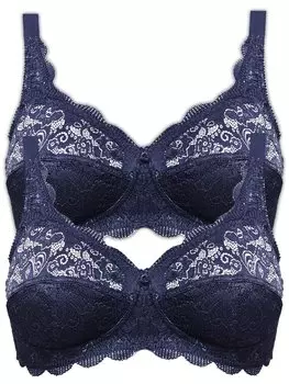 Бюстгальтер без косточек SUSA 2er Pack BH ohne Bgel Latina, цвет marine marine