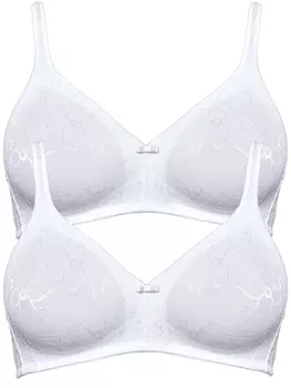 Бюстгальтер без косточек SUSA 2er Pack BH ohne Bgel Topsy, белый