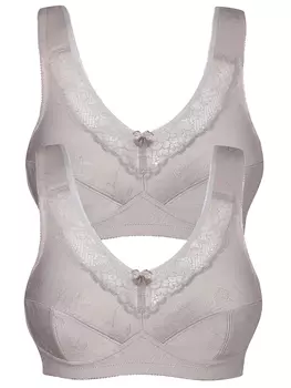 Бюстгальтер без косточек SUSA 2er Pack Entlastungs BH ohne Bgel Basic, цвет frosty lavender frosty lavender