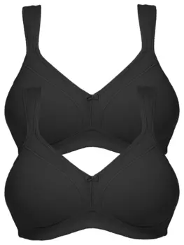 Бюстгальтер без косточек SUSA 2er Pack BH ohne Bgel Topsy, черный