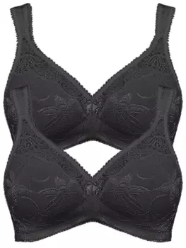 Бюстгальтер без косточек SUSA 2er Pack BH ohne Bgel Topsy, черный