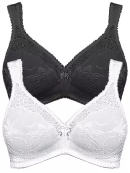 Бюстгальтер без косточек SUSA 2er Pack BH ohne Bgel Topsy, черный