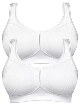 Бюстгальтер без косточек SUSA 2er Pack Entlastungs BH Cremona, цвет Weiss Weiss