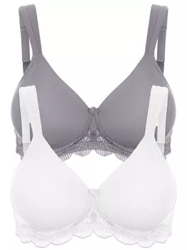 Бюстгальтер без косточек SUSA 2er Pack Schalen BH Latina, цвет frosty lavender weiss