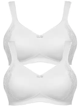 Бюстгальтер без косточек SUSA 2er Pack Minimizer BH ohne Bgel London, цвет Weiss Weiss